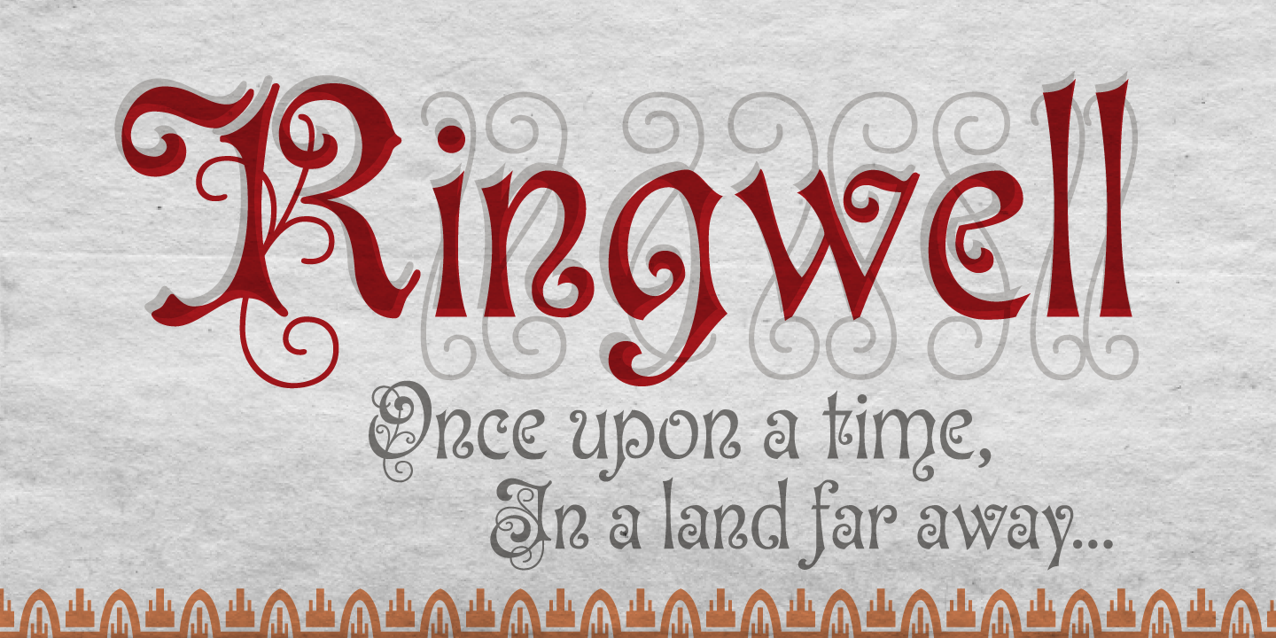 Beispiel einer P22 Ringwell Pro-Schriftart